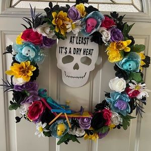 Skull Summer Wreath